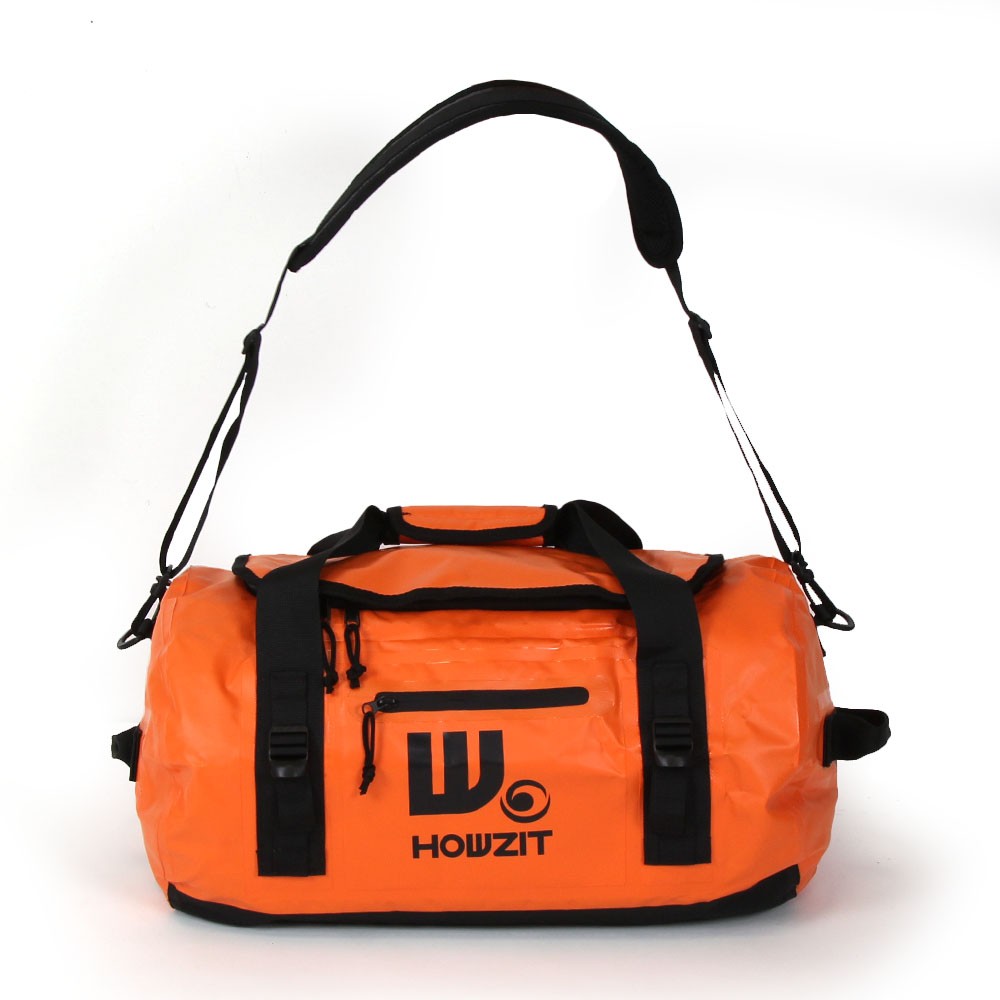 Sac De Voyage Tanche Duffel Bag L Howzit Orange Noir